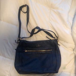 Kate spade blue crossbody/over the shoulder bag